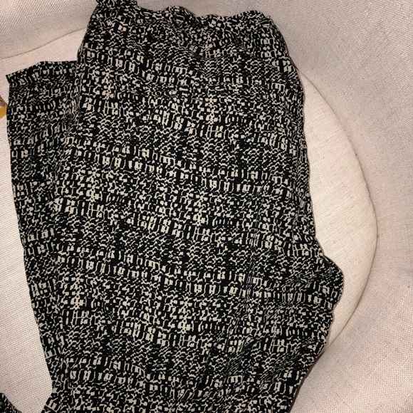 Patterned pants with Clíp / drawstring belt - Picture 1 of 3